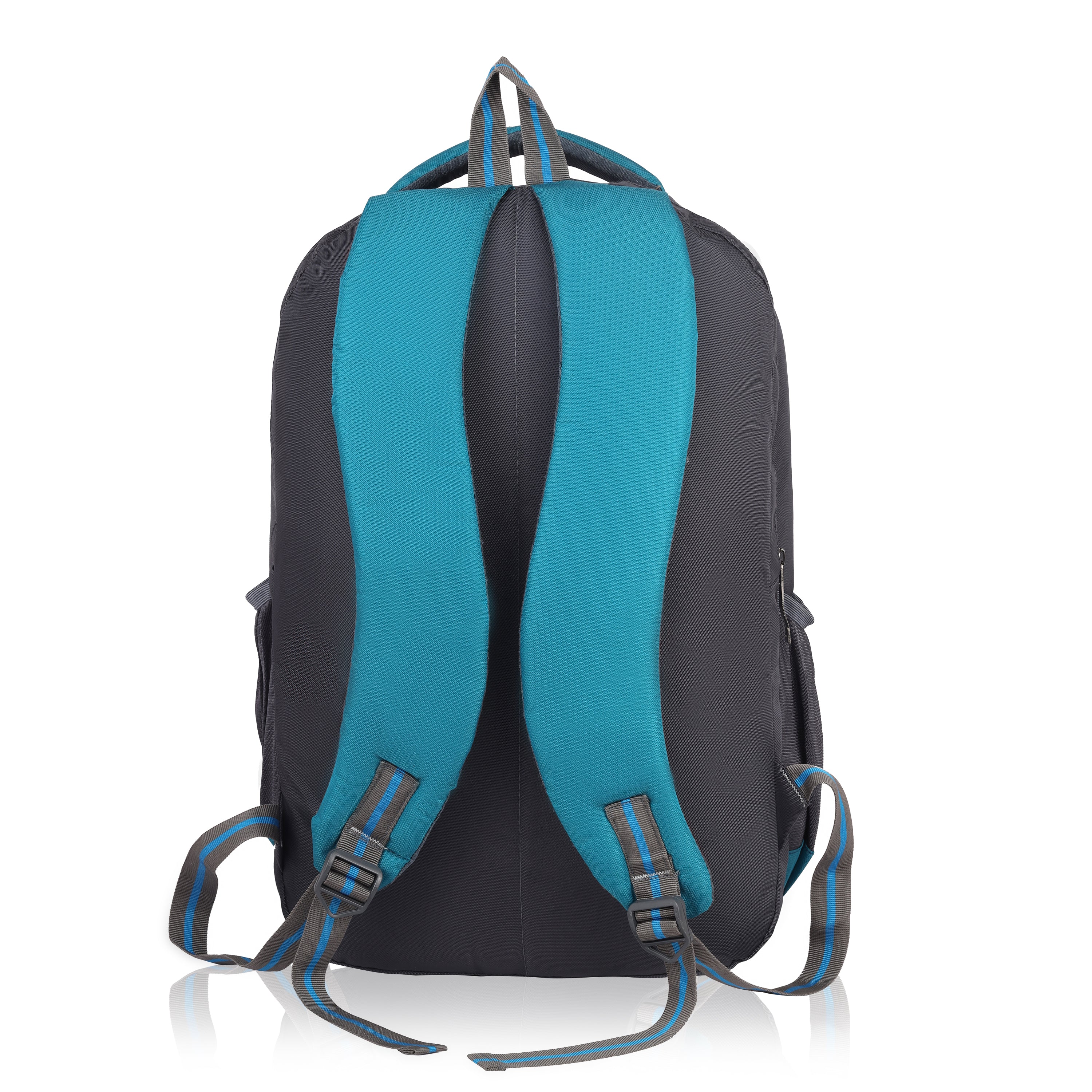 Reflective Stripes Backpack with Unique Button Patch - Stand Out in Style