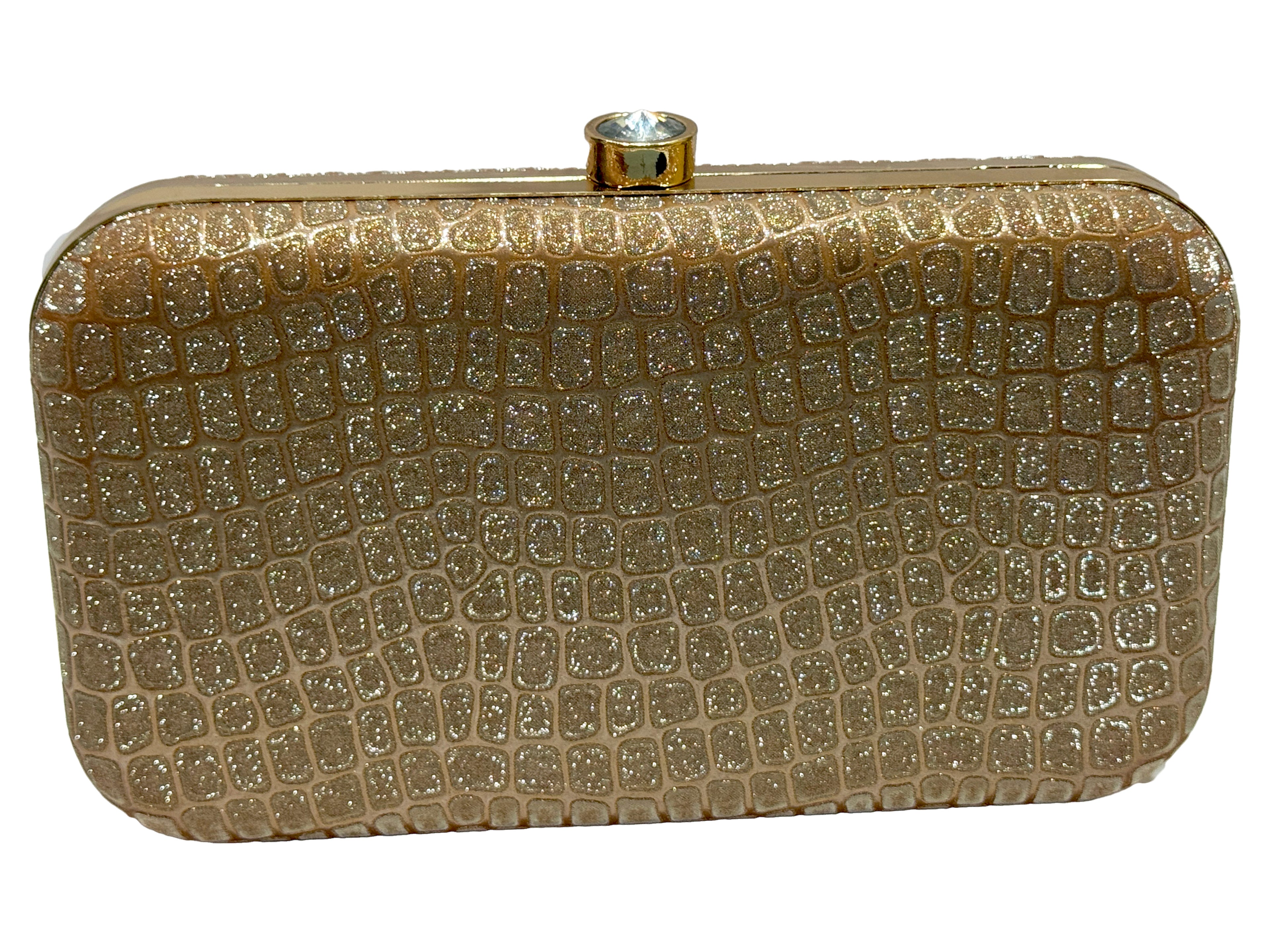 Gold Glitter Party Clutch