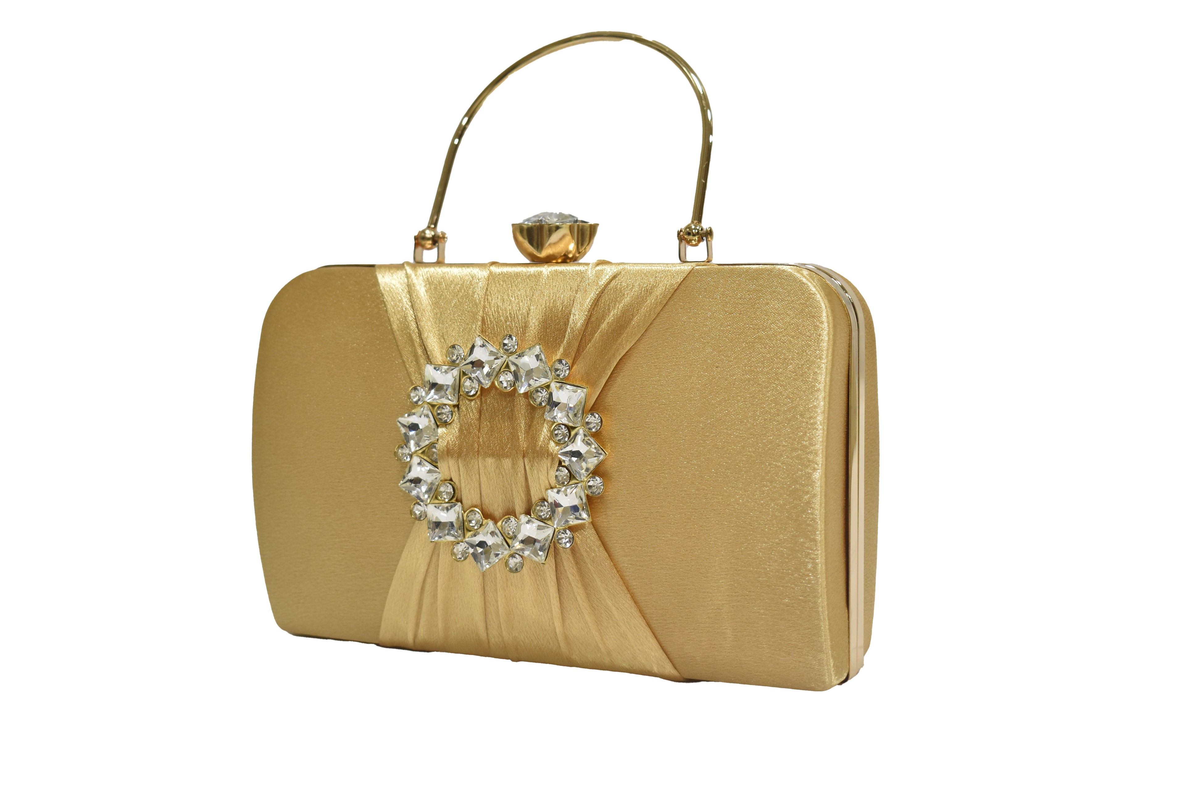 Gold Stone Ring Clutch